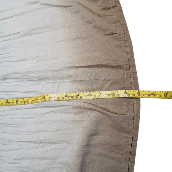 IDLF X Uniqlo Brown Ombre Crinkle Skirt XXL 2XL Ines De La Frassange - Picture 8 of 9